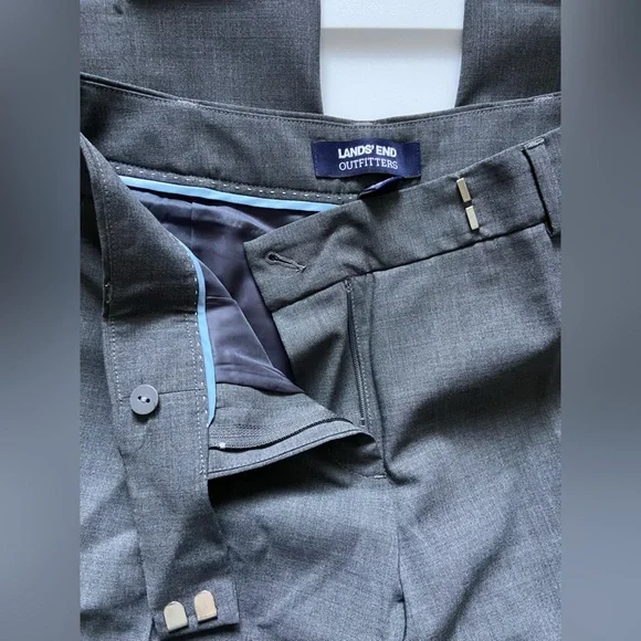 Lands End Dress Pants Charcoal Gray Size 4P NWT! - Picture 5 of 9